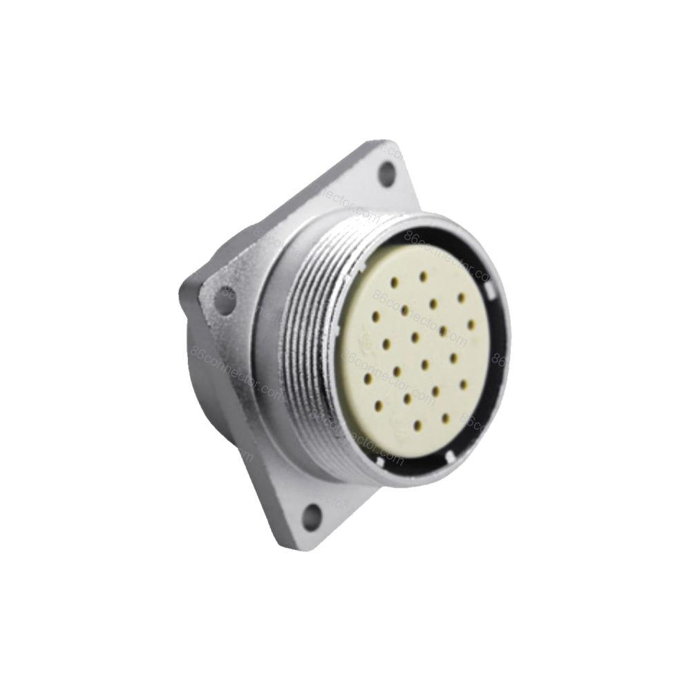 P40F-B Square female socket IP55