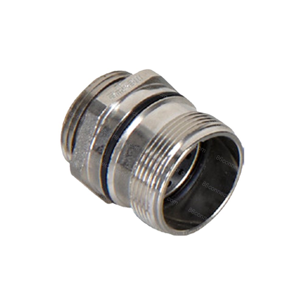 Copper alloy waterproof M23 circular connector — front-board-install hexagonal female receptacle --6pin-9-pin (mix) -12pin -16pin -19pin (mix) /IP67