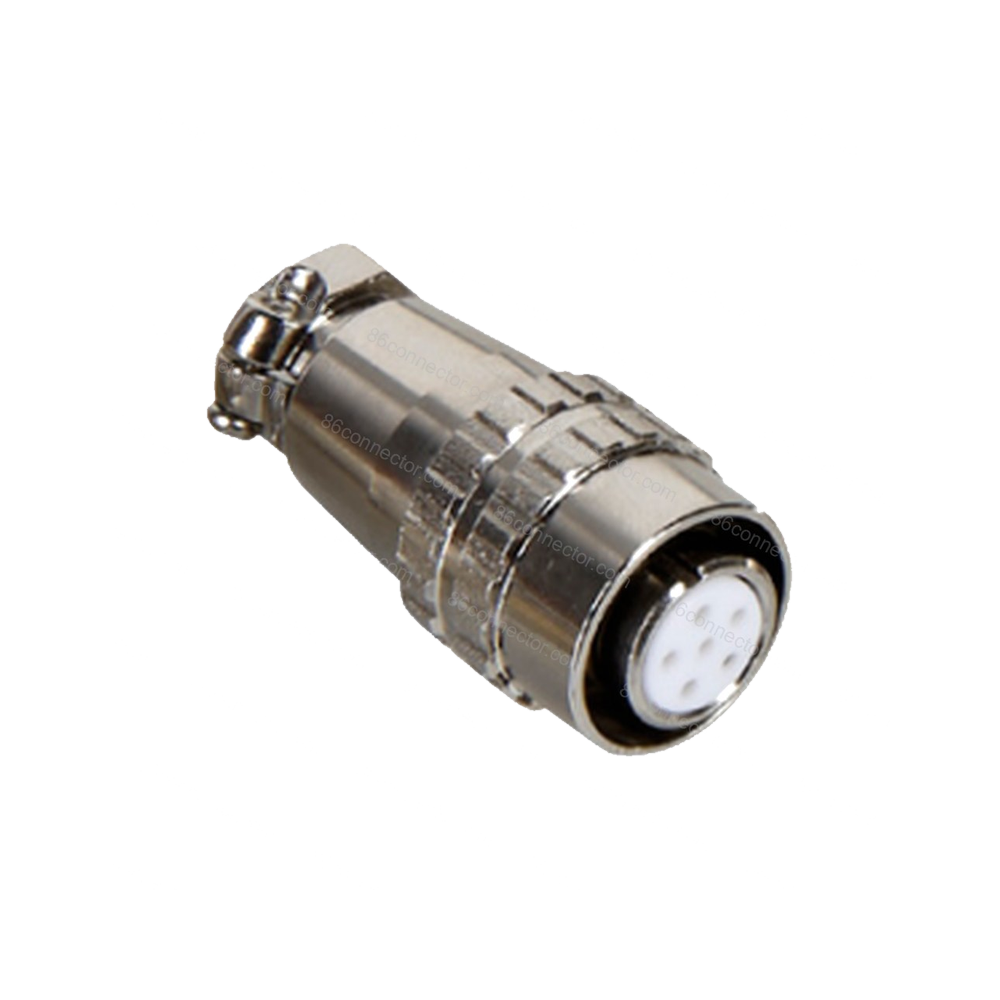 XS12-A Straight Cable Female Plug/IP65-Push-in quick locking-2 3 4 5 6 7 8pins