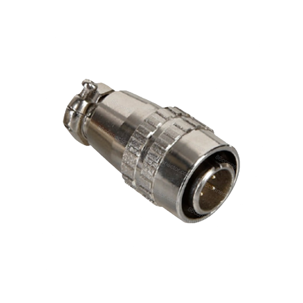 XS12F-A Straight Cable Male Plug/IP65-Push-in quick locking-2 3 4 5 6 7 8pins