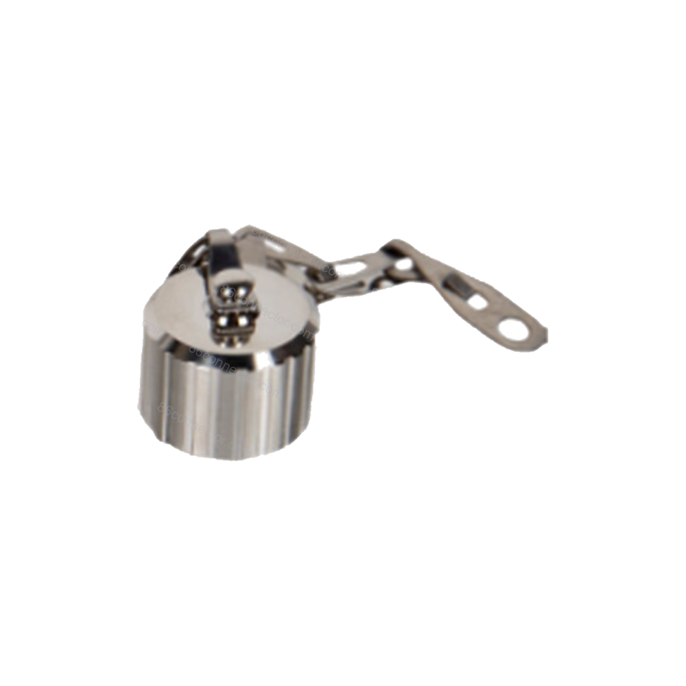 Zinc alloy M23 circular connector — metal dust cover
