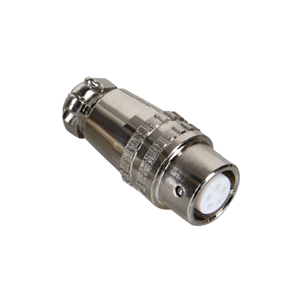 XS12F-K Female cable connecting plug/IP65-Push-in quick locking-2 3 4 5 6 7 8pins