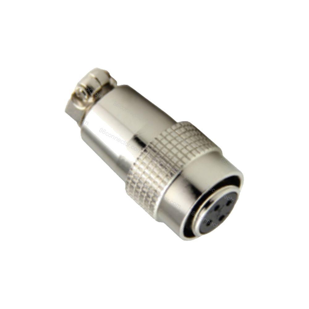 XS16-A Straight Cable Female Plug/IP65-Push-in quick locking-2 3 4 5 6 7 8 9pins