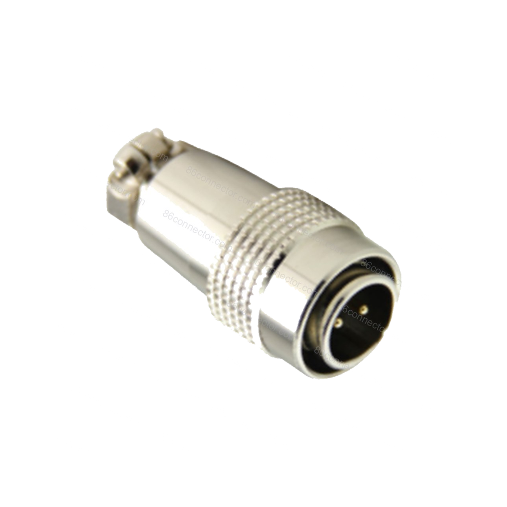XS16F-A Straight Cable Male Plug/IP65-Push-in quick locking-2 3 4 5 6 7 8 9pins