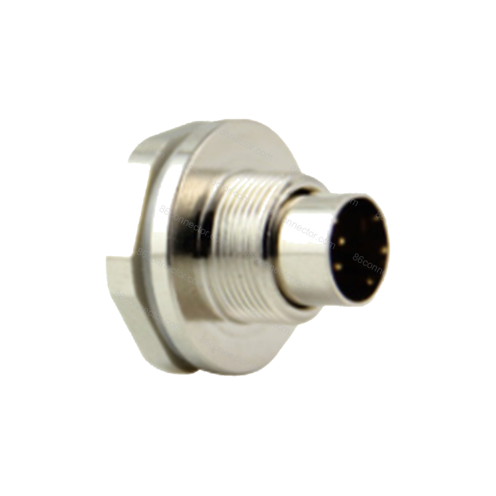 M9-B2 Panel front mount waterproof male socket/IP67