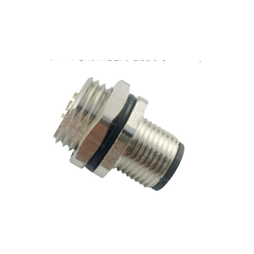M12-B1 PG9 PG9 type panel front mount double milling face male socket/IP67