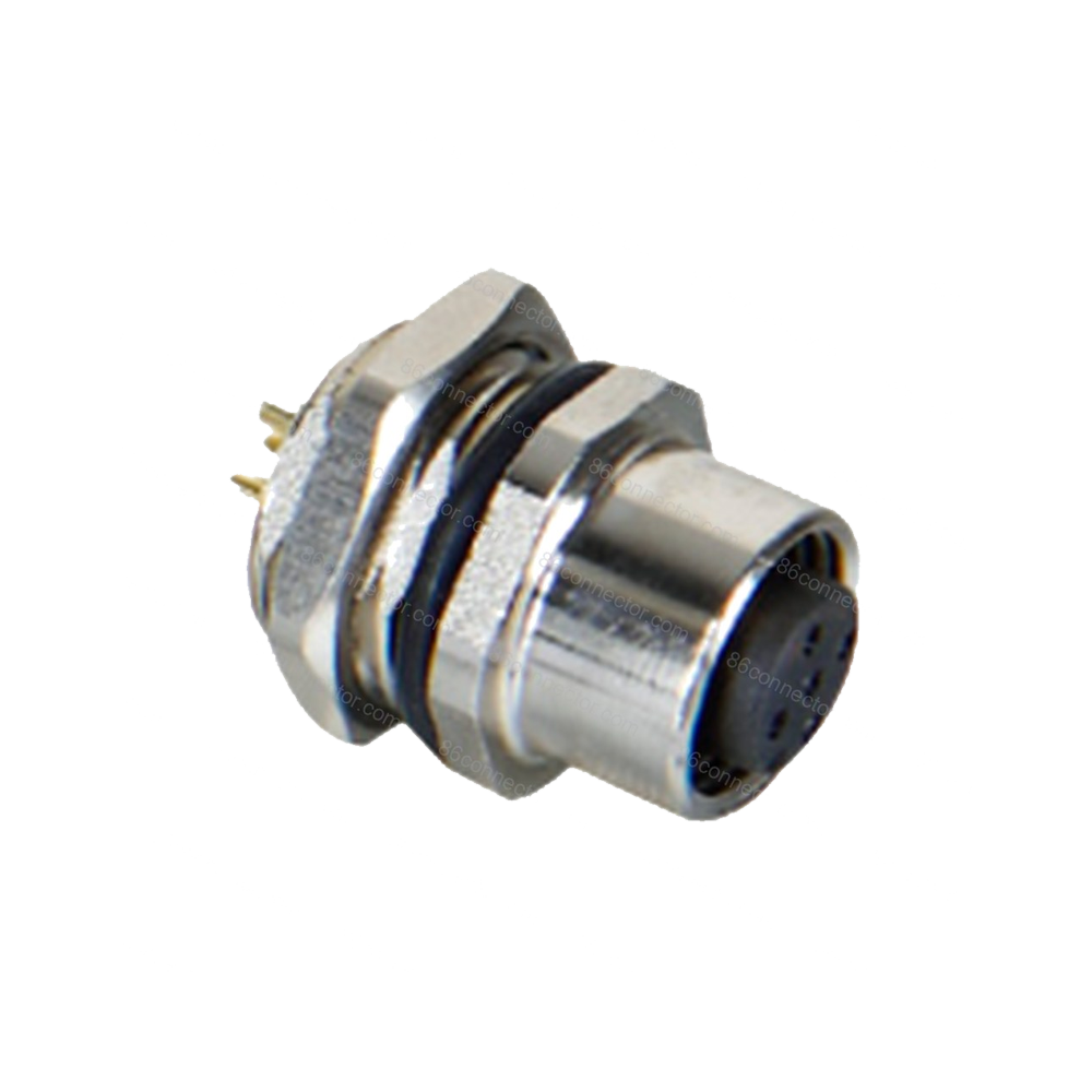 M12-BF PG9 panel front mount female socket/IP67