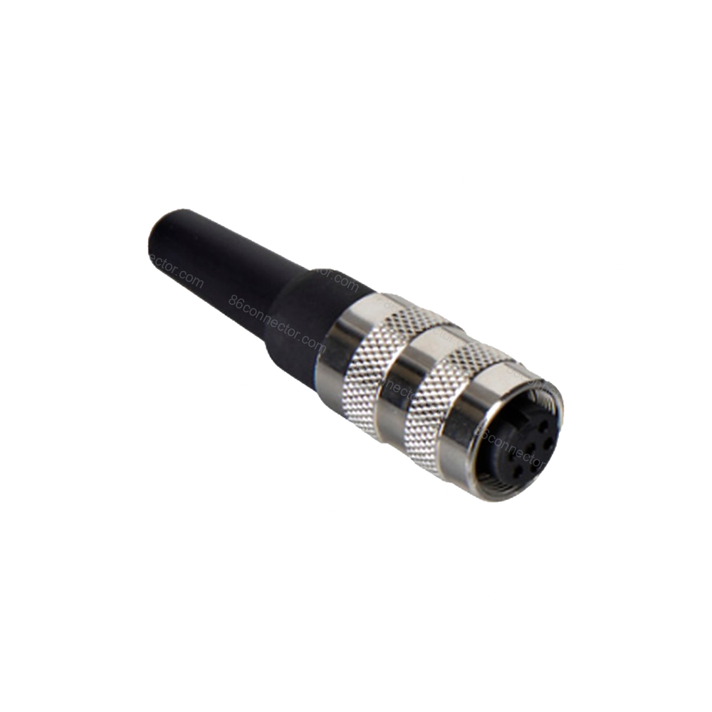 M16-A Straight female plug/IP65