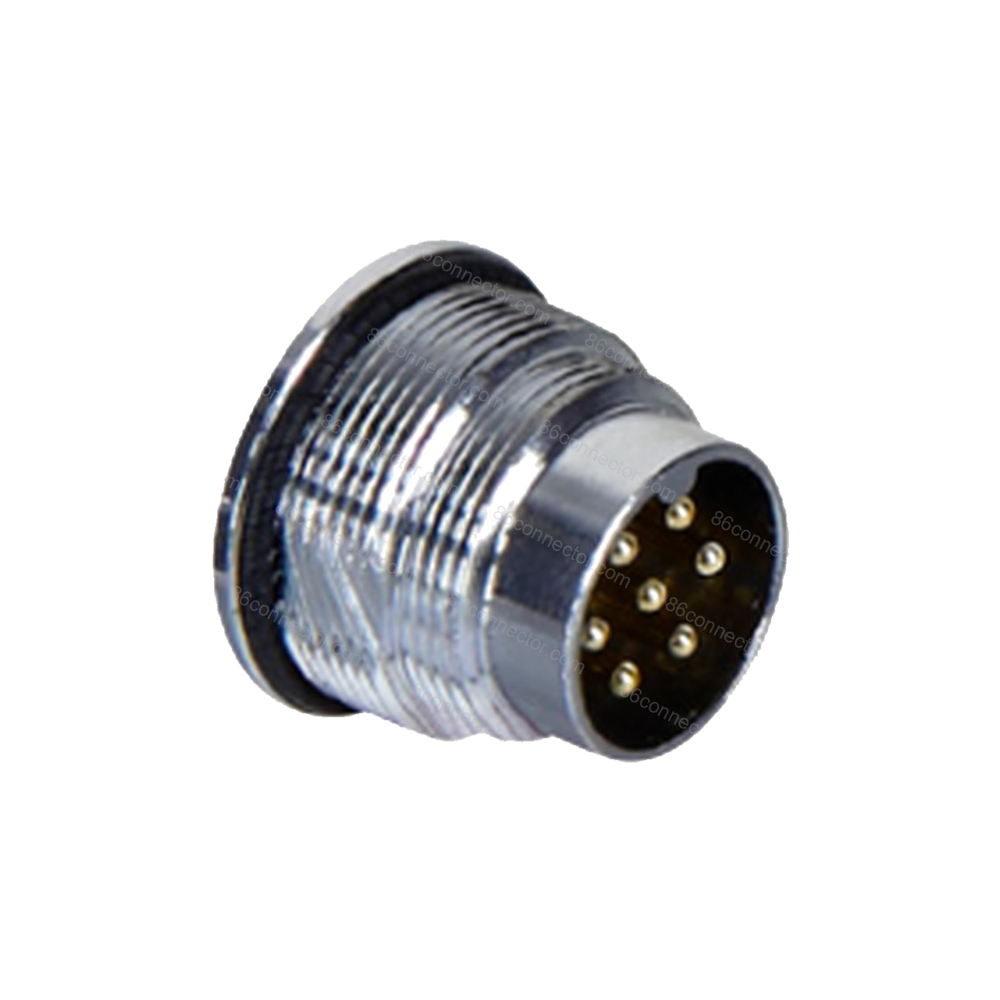 M16-BT Panel back mount waterproof male socket/IP67