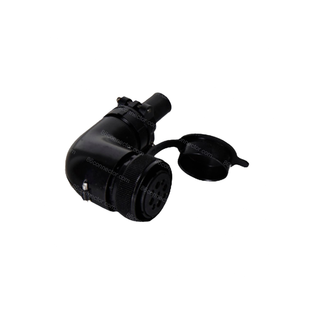 MY28-A Siplit type 90° angled female cable plug-9pin