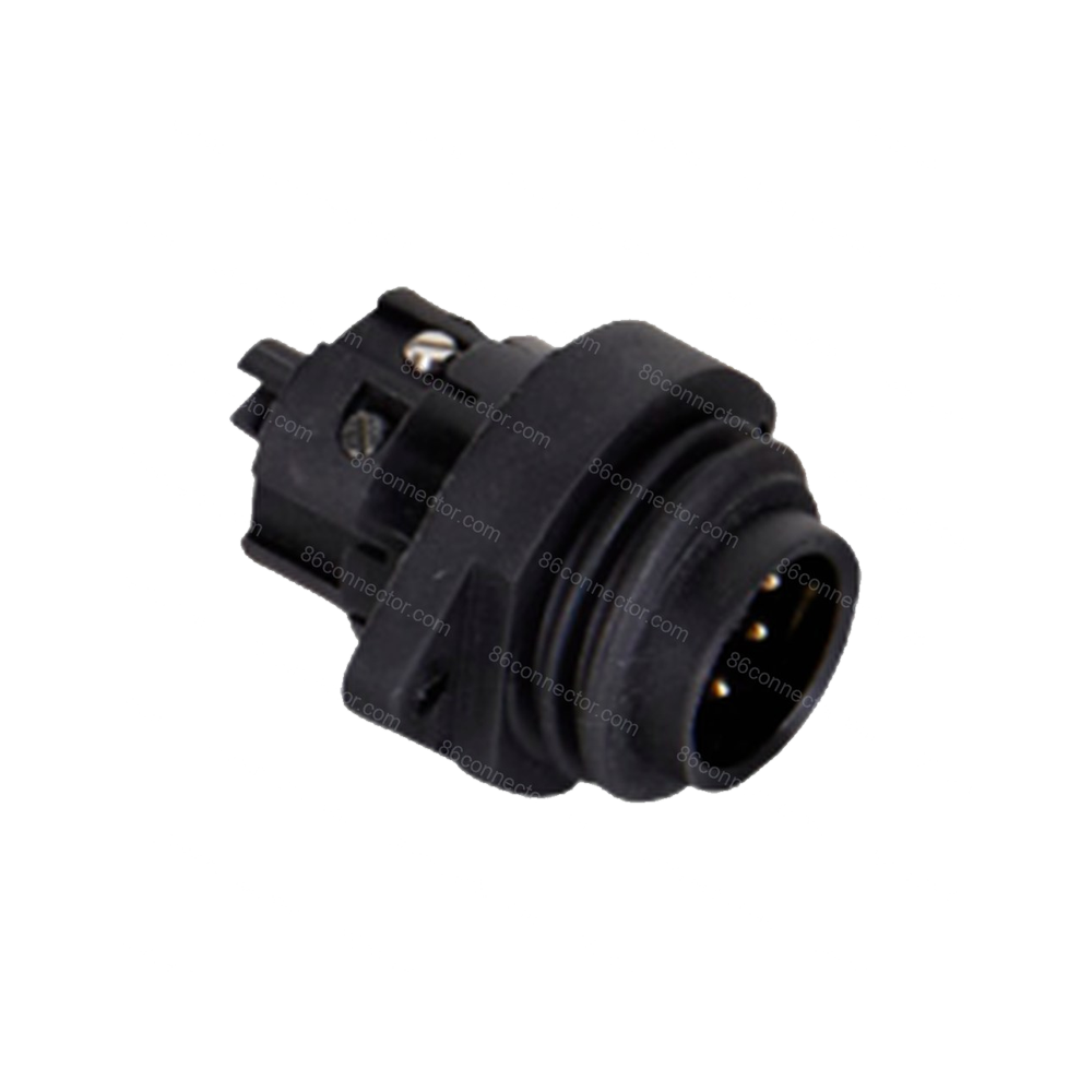 RD24-B waterproof male socket 6+PE-7pin