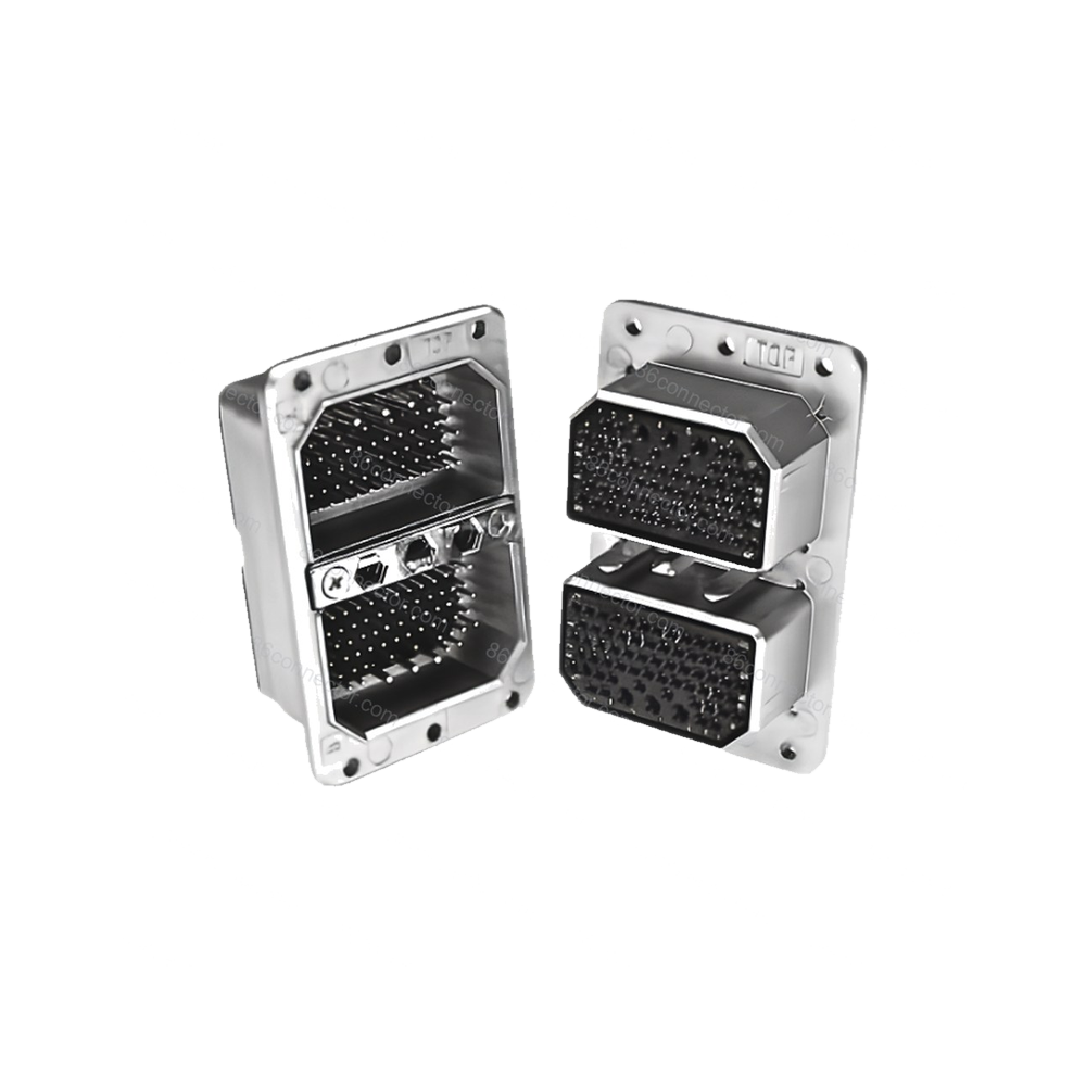 J177 series frame panel combination rectangular electrical connector (MIL-C-81659B, ARINC 404)