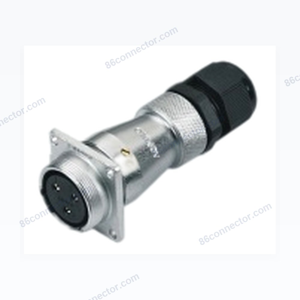 AF-ZF square reel with flange butt nylon cord cap waterproof socket/IP65