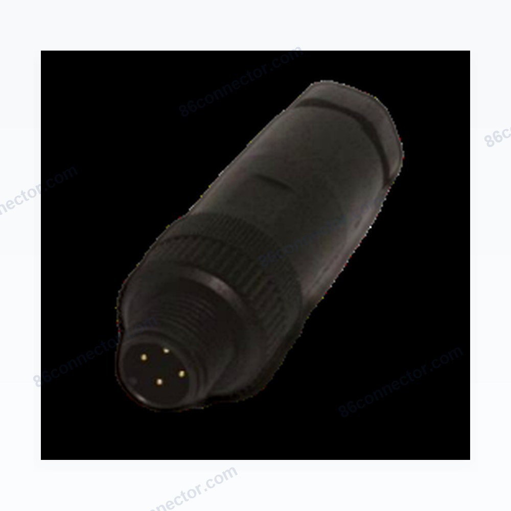 M12-12101 connector pin (male) 3-pin 4-pin 5-pin 8-pin 