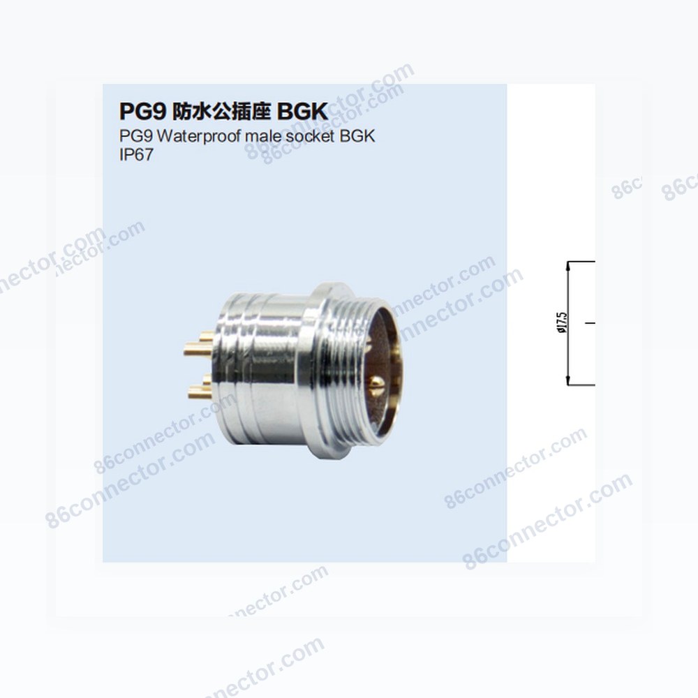 19M-BGK waterproof common receptacle /IP67