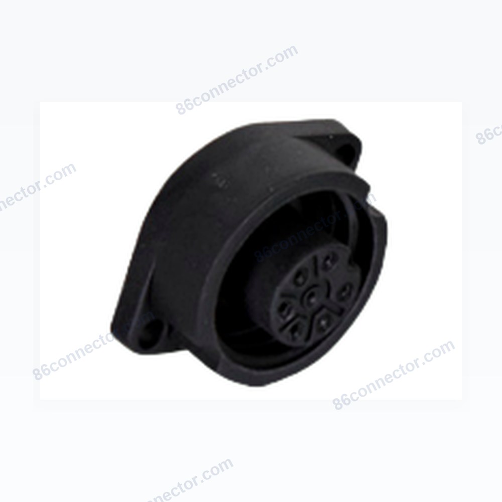 RD24F-B1 waterproof female socket 6+PE welding-7pin