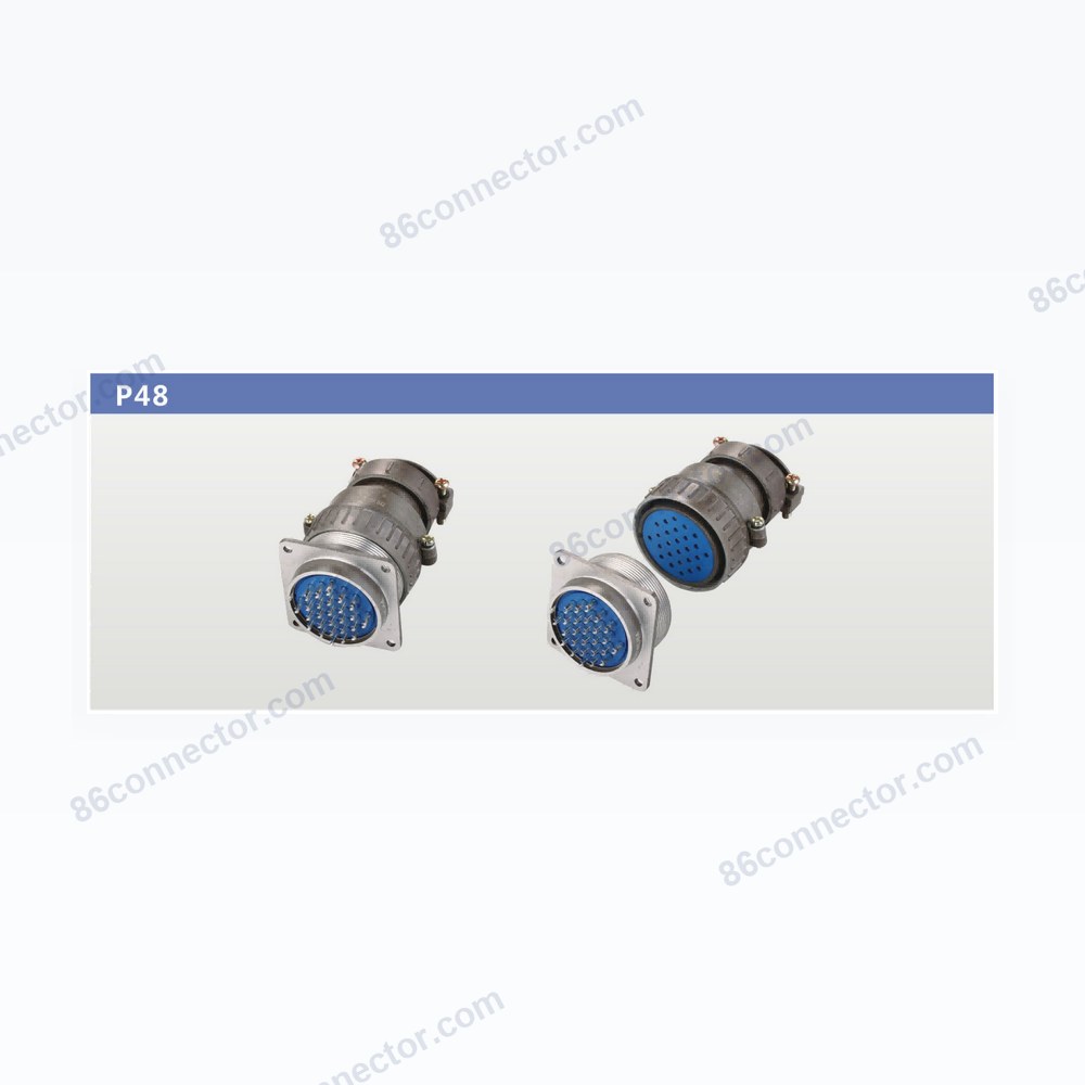 P48 Straight / Right-Angle Connector 20 Pos.,26 Pos. Av
