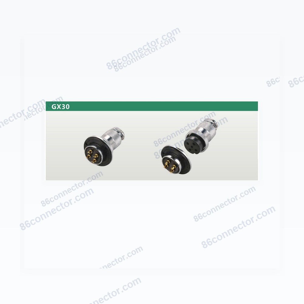 GX30 connector 2 core, 3 core, 4 core, 5 core, 6 core, 7 core, 8 core, 10 core aviation plug socket