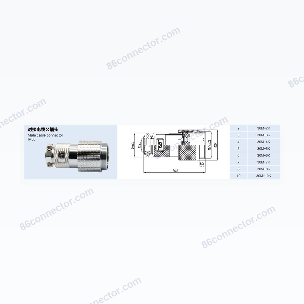 30M-K — Dimensions / specs