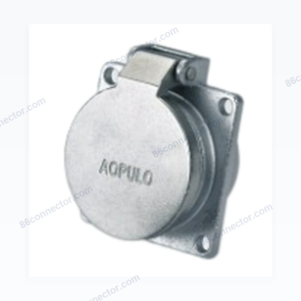 AKY square bayonet automatic cover quick connect receptacle