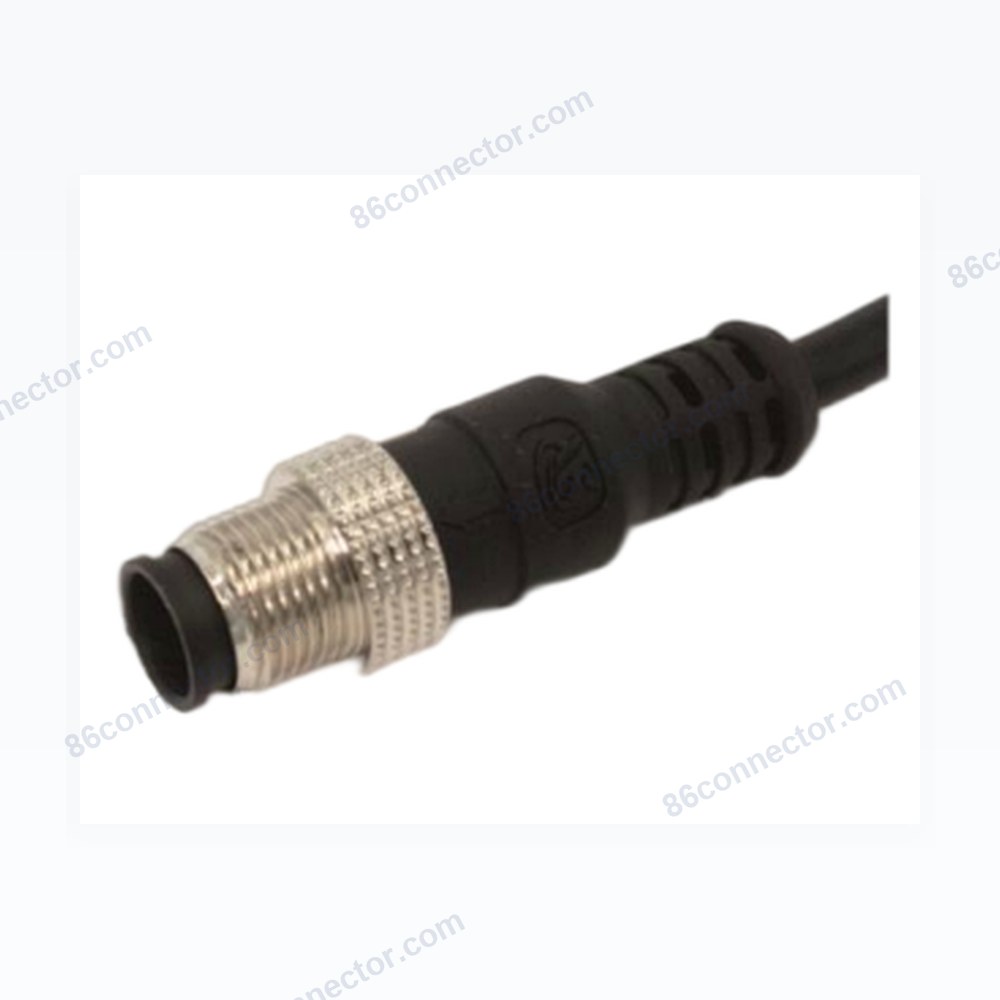 M12-12401 cast cable connector pin 180 degree 3 core 4 core 5 core 8 core 12 core aviation plug socket