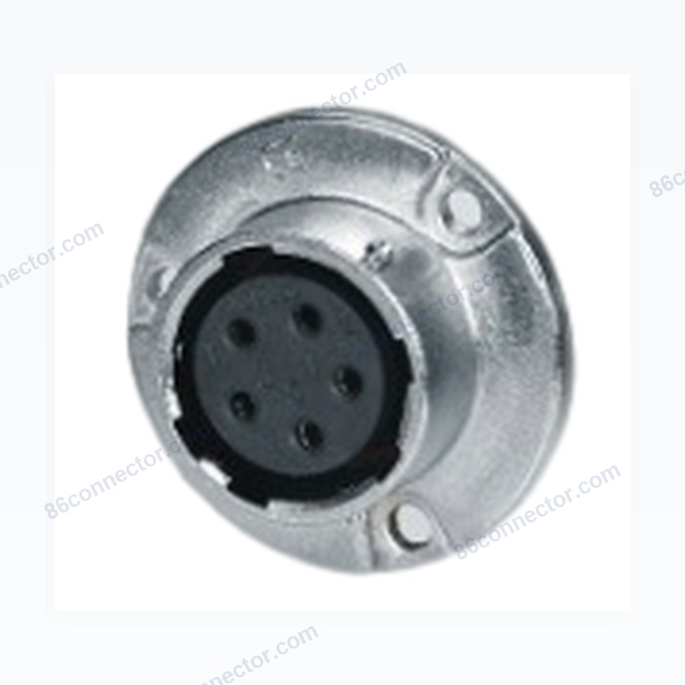 AMY round bayonet quick connect receptacle
