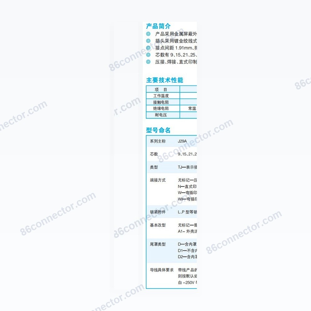 J29 — Dimensions / specs