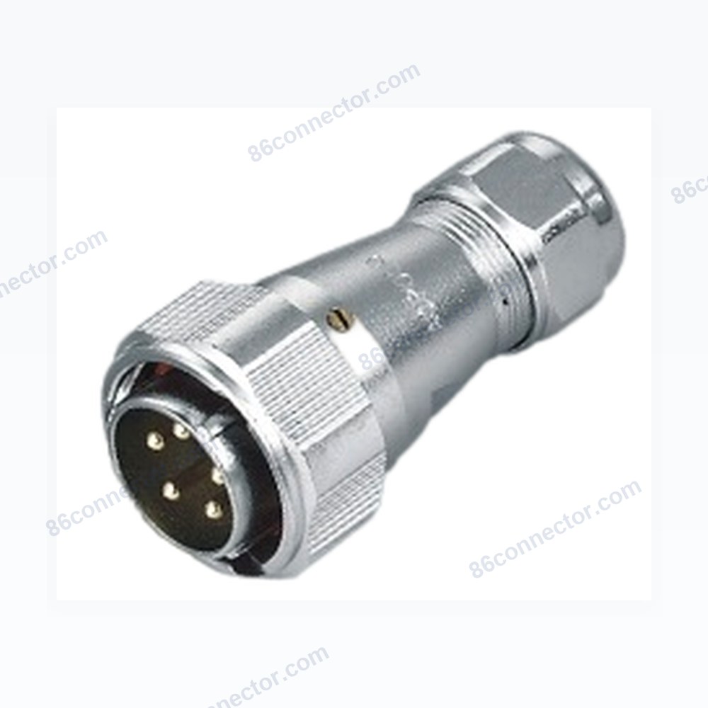 TW bayonet quick connect metal cordcap fixed cable plug/IP66