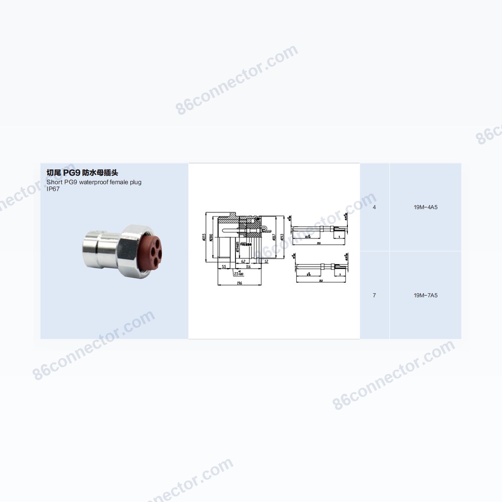 19M-A5 — Dimensions / specs