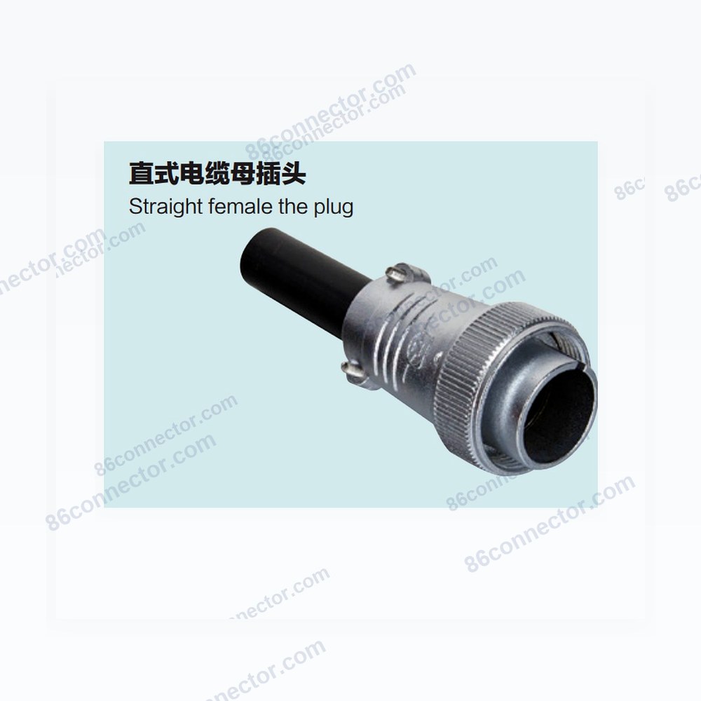 P28G-A straight cable female plug