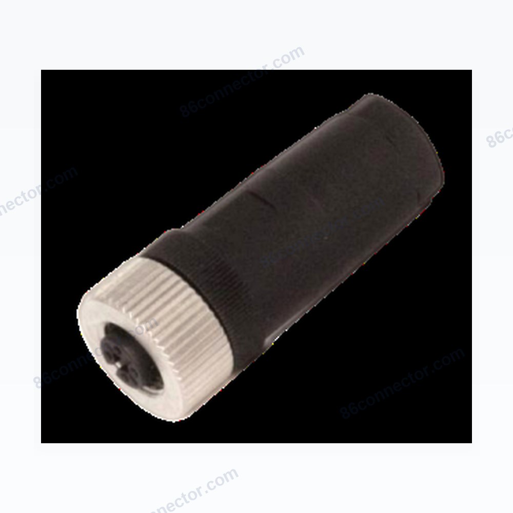M12-12106 connector socket (female) 3-pin 4-pin 5-pin 8