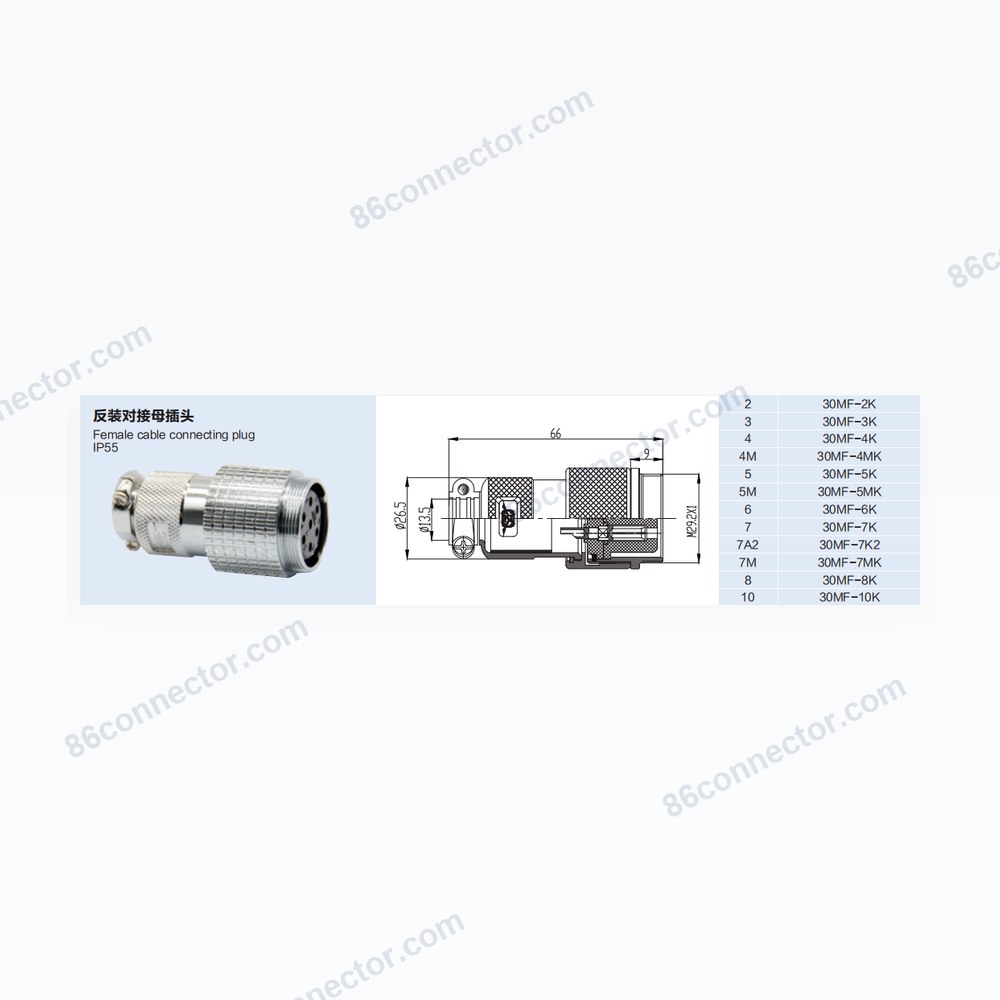 30MF-K — Dimensions / specs