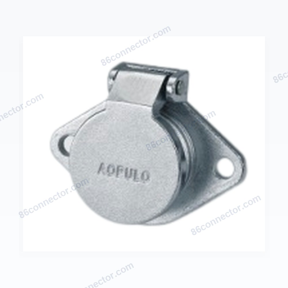 APY oval bayonet automatic cover quick connect receptacle