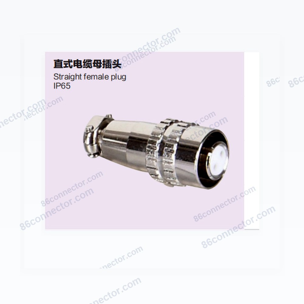 XS9-A Straight Cable Female Plug/IP65-Push-in quick locking-2 3 4 5pins