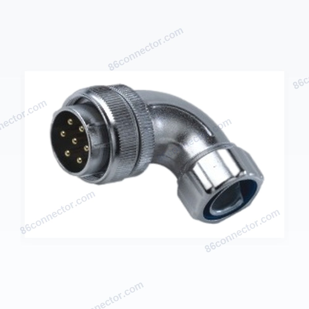 TR Curved metal hose fixed plug/IP55