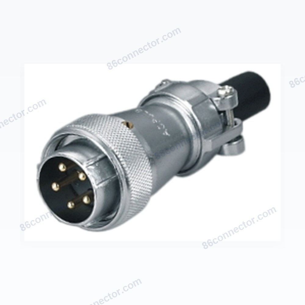TH Straight two way fixed cable plug/IP55