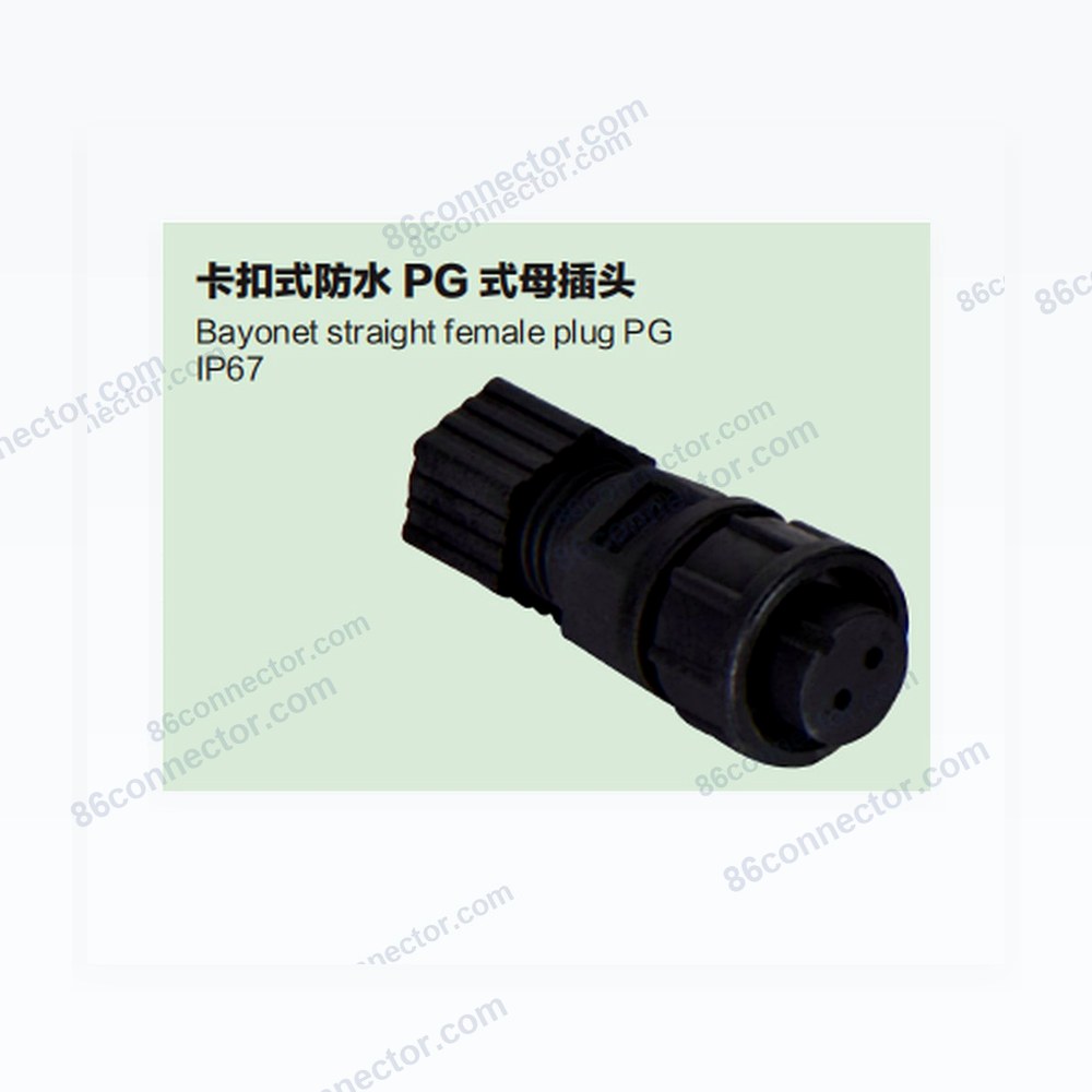 Z108-A1 Snap-on waterproof PG female plug/IP67