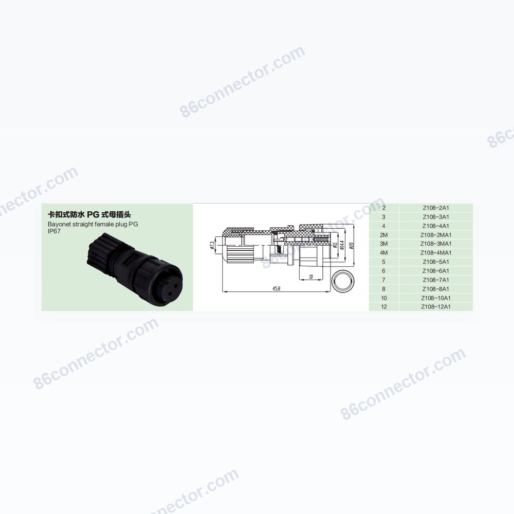 Z108-A1 — Dimensions / specs