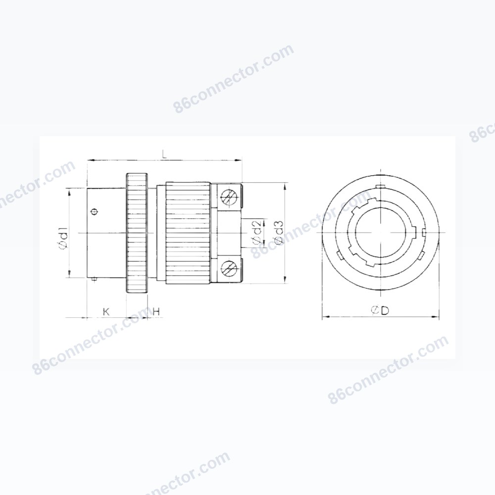 Circular electrical connector