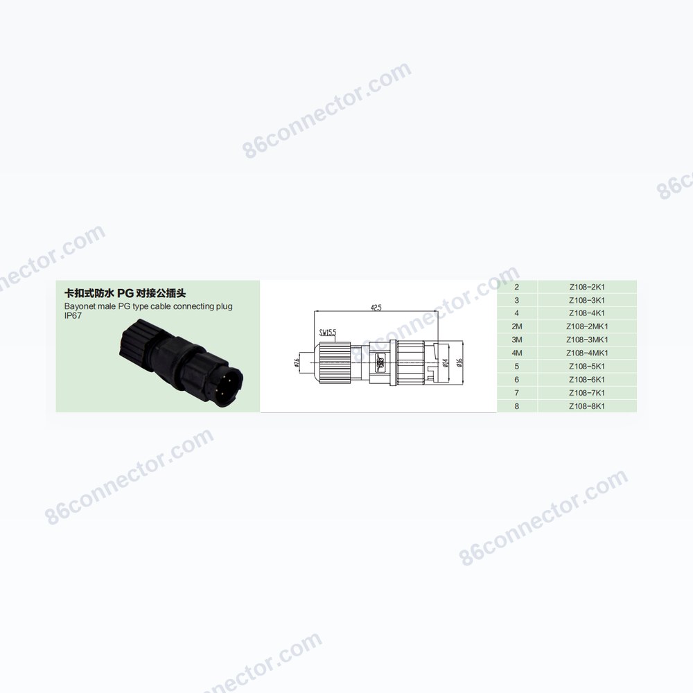 Z108-K1 — Dimensions / specs