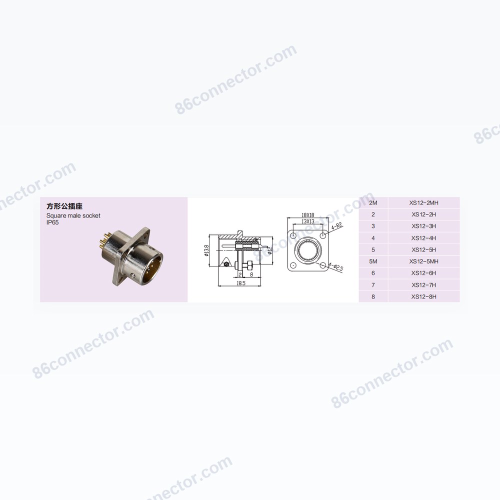 XS12 — Dimensions / specs