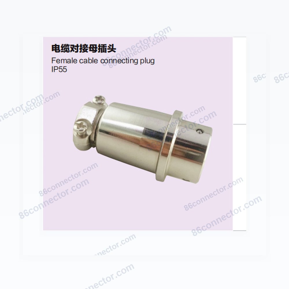 XS16F-K Female cable connecting plug/IP65-Push-in quick locking-2 3 4 5 6 7 8 9pins