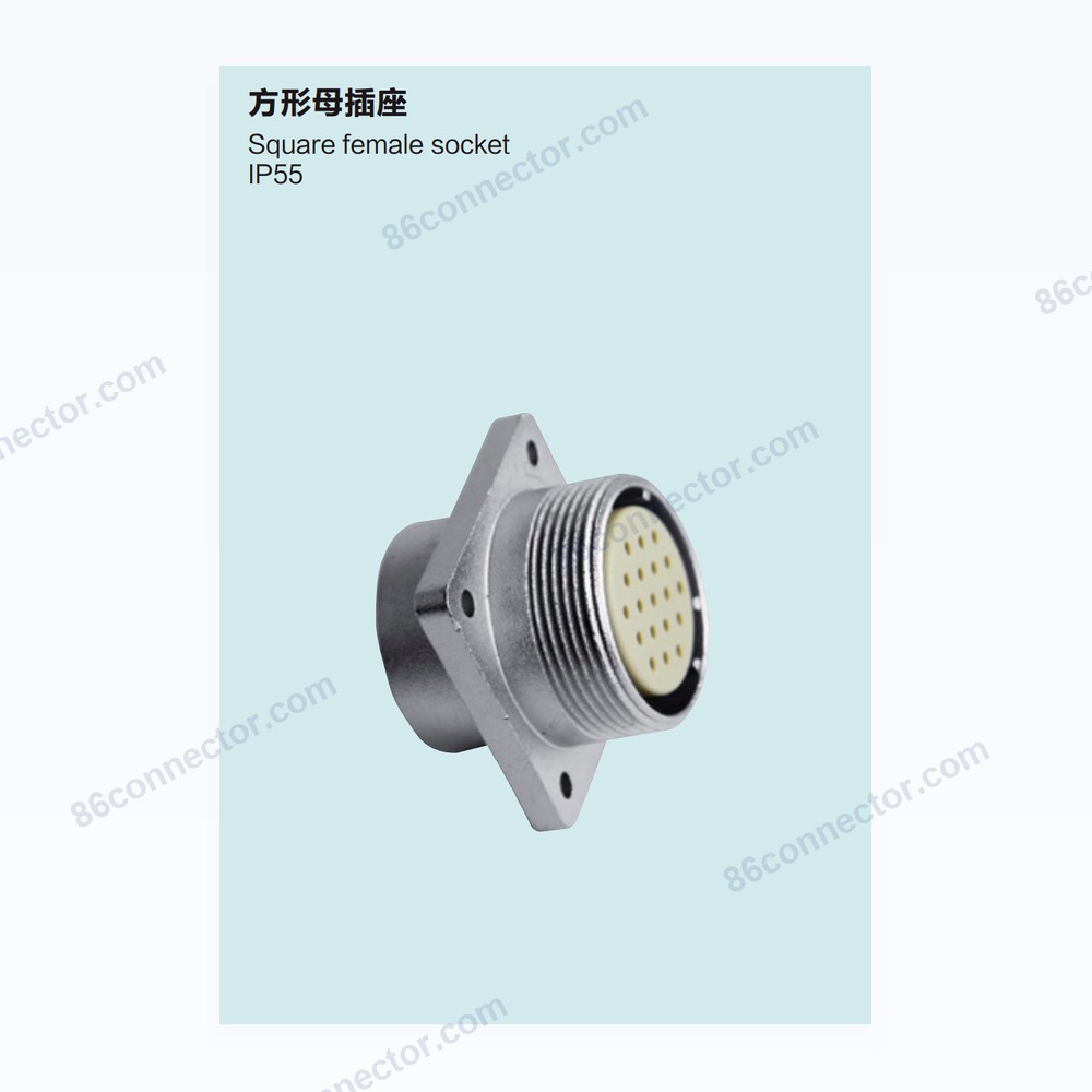 P20-A straight cable female plug