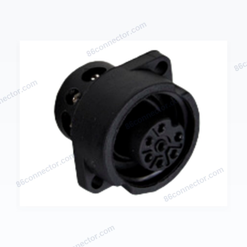 RD24F-B waterproof female socket 6+PE-7pin