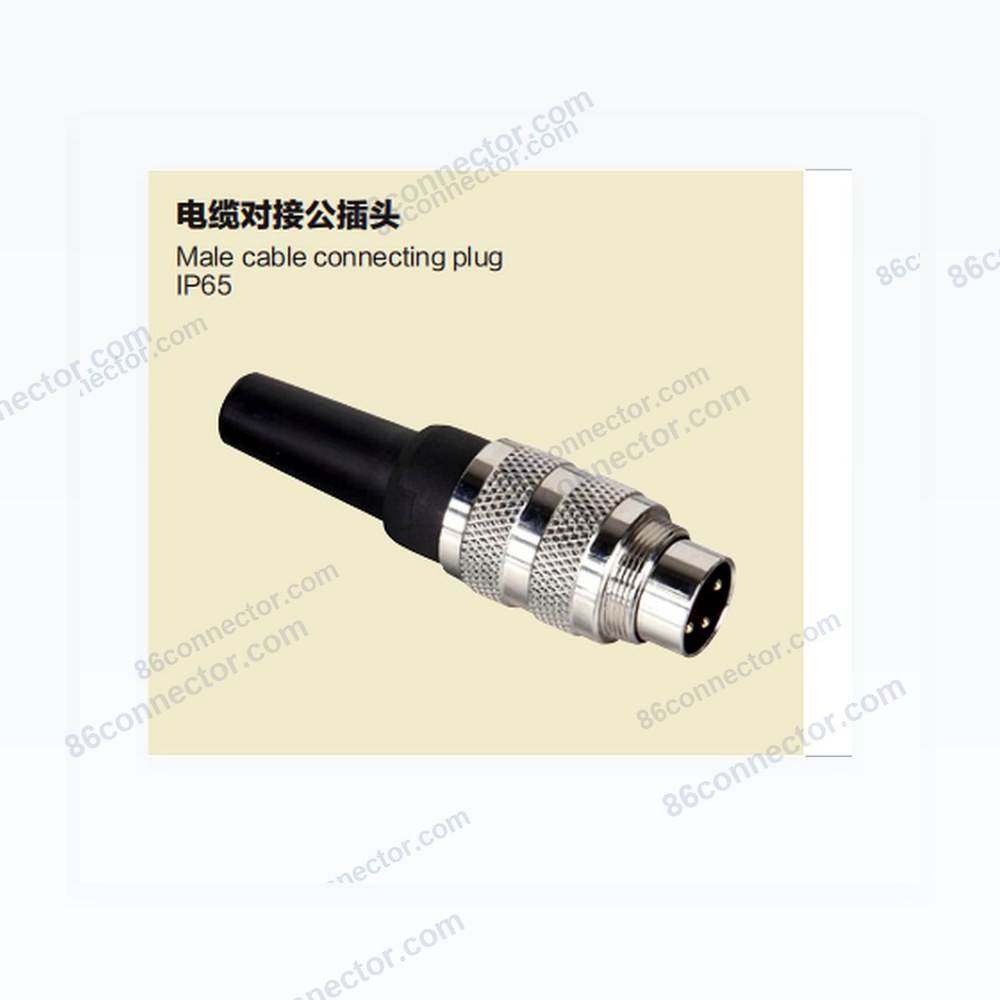 M16F-K Male cable connecting plug/IP65