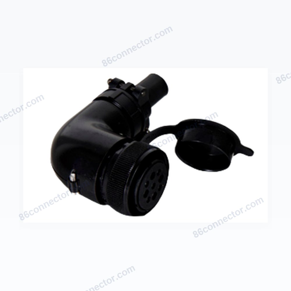 MY28-A Siplit type 90° angled female cable plug-9pin
