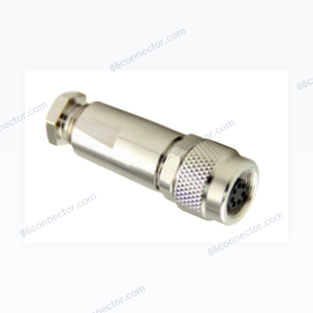 M9-A Straight shield female plug/IP67