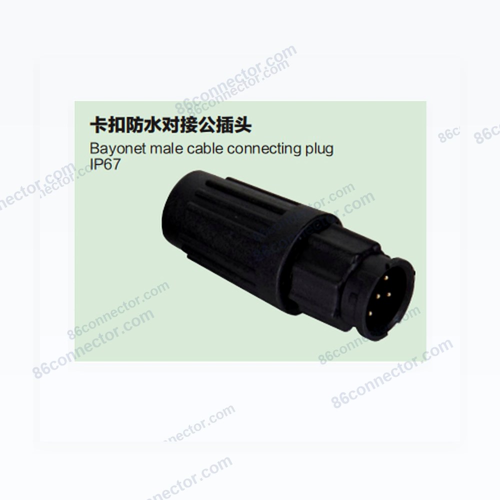 Z108-K snap-out waterproof docking male plug/IP67