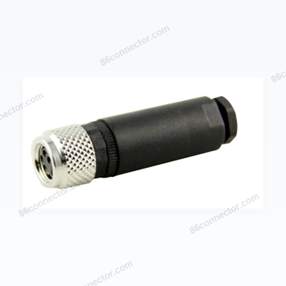M8-A straight cable female plug/IP67