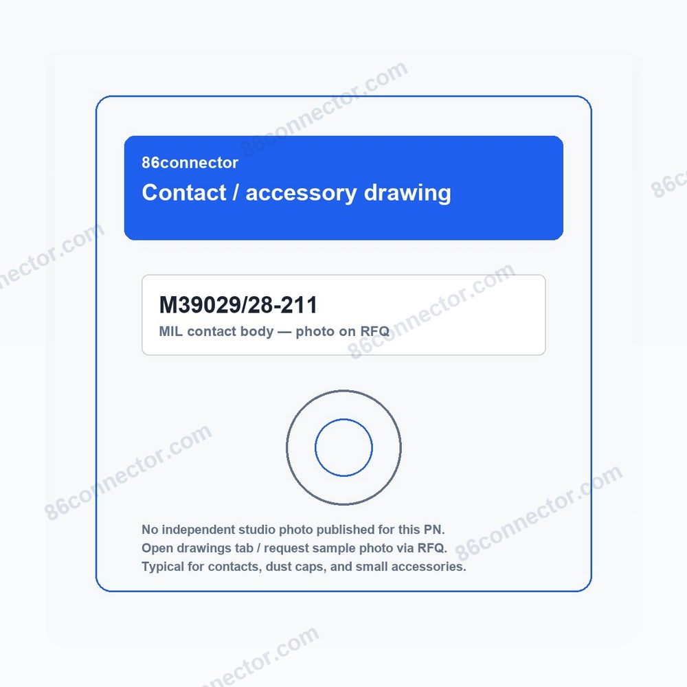M39029/28-211 — Dimensions / specs